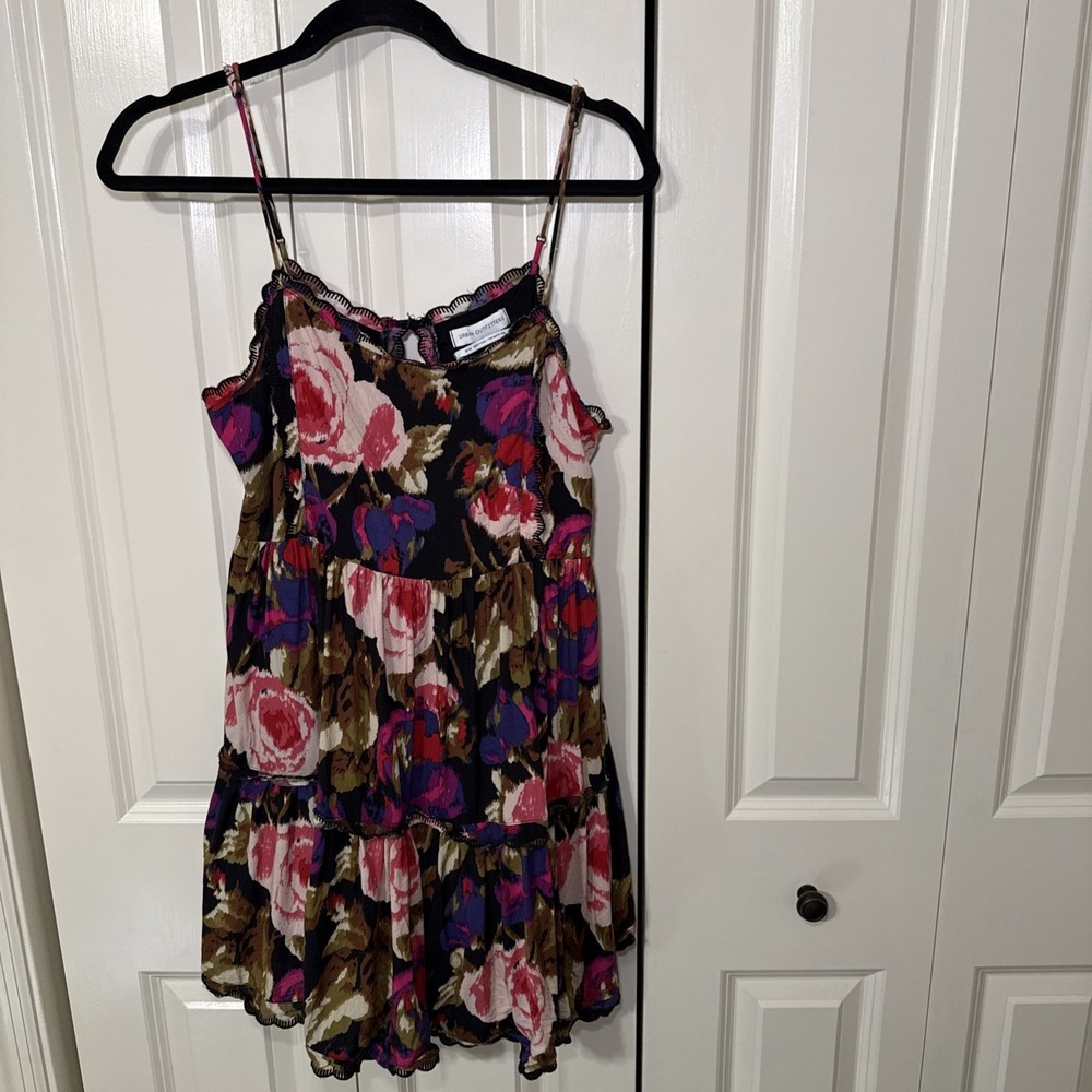 Urban Outfitters Women's Dress‎ Hanna Babydoll Floral Printed Medium Coquette